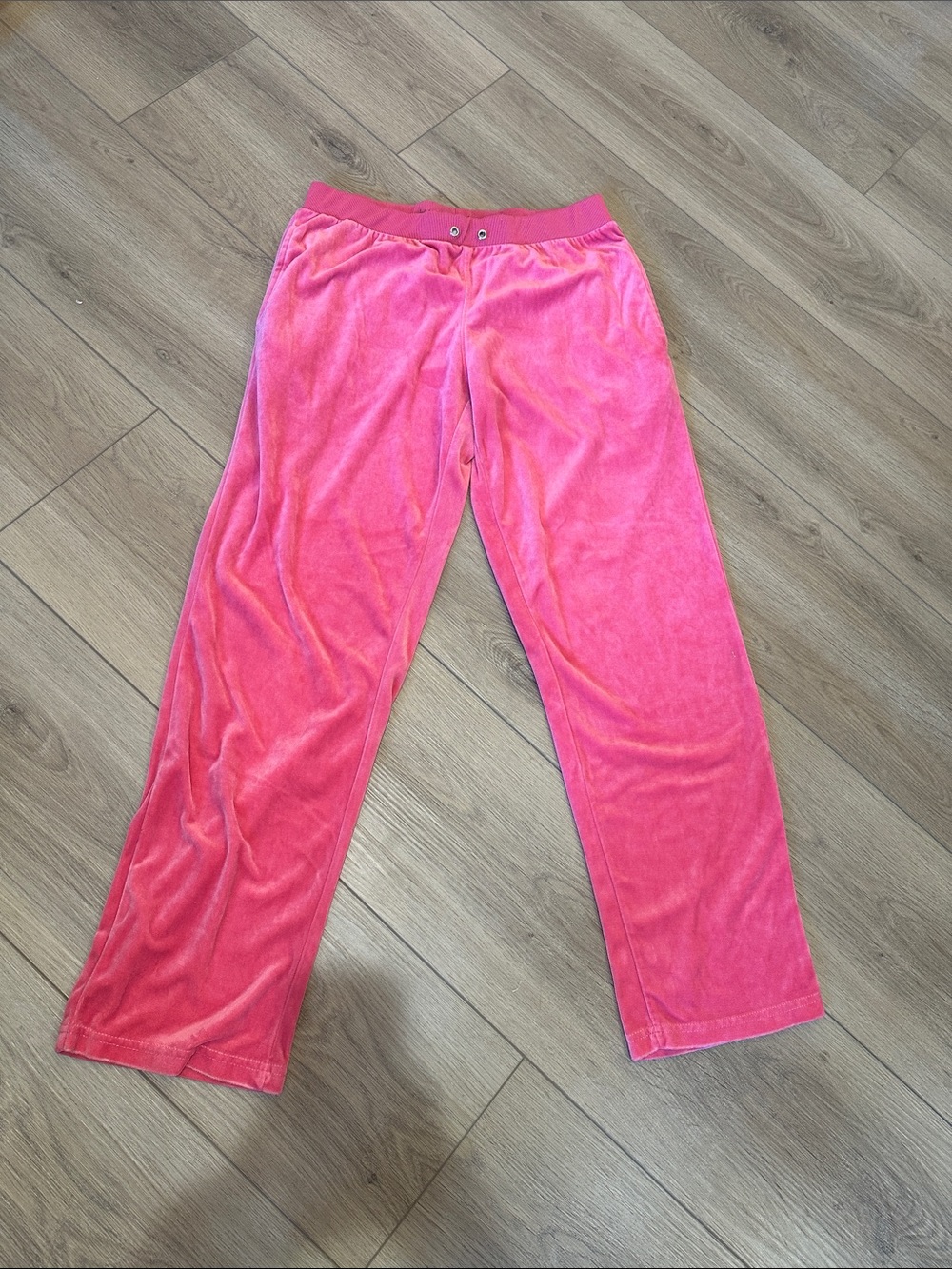 LeeHanTon Hot Pink Velour Track Pants. Vintage. Retro. Size XL